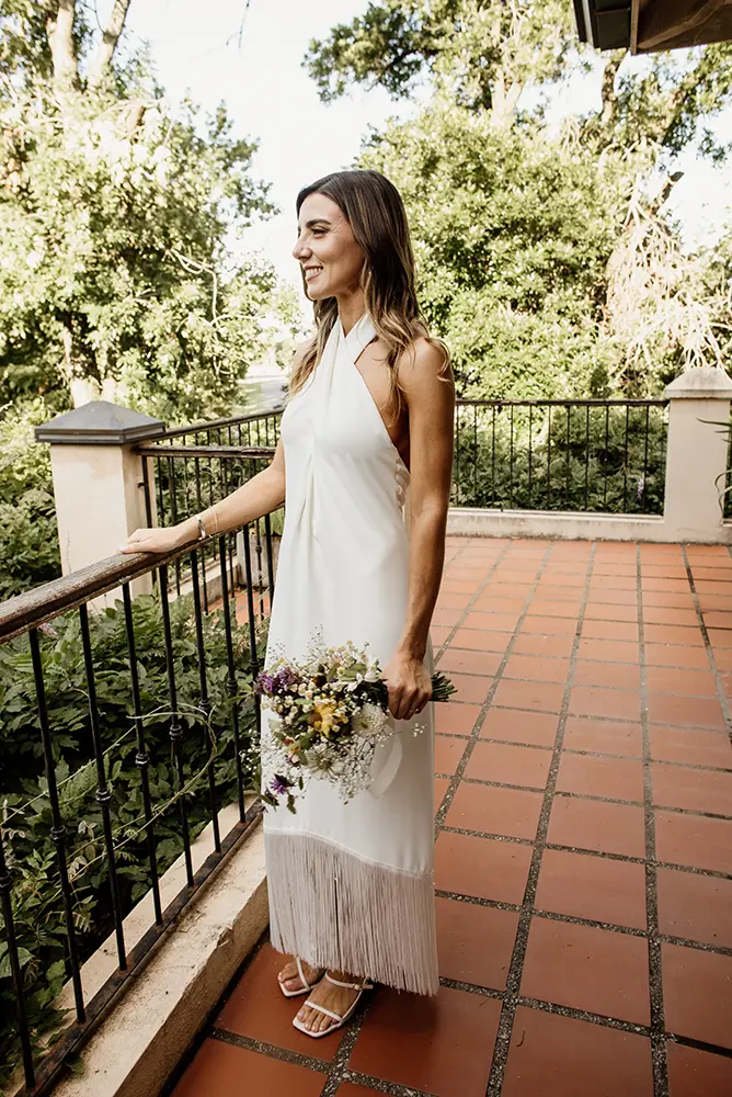 Novia lista para ir al civil