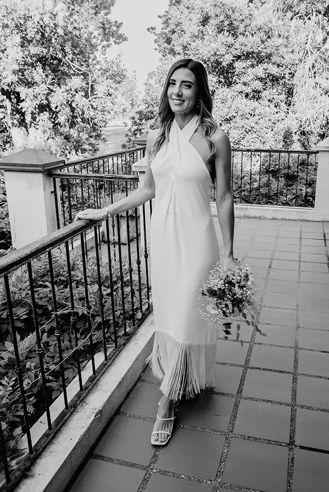 Novia preparada para salir