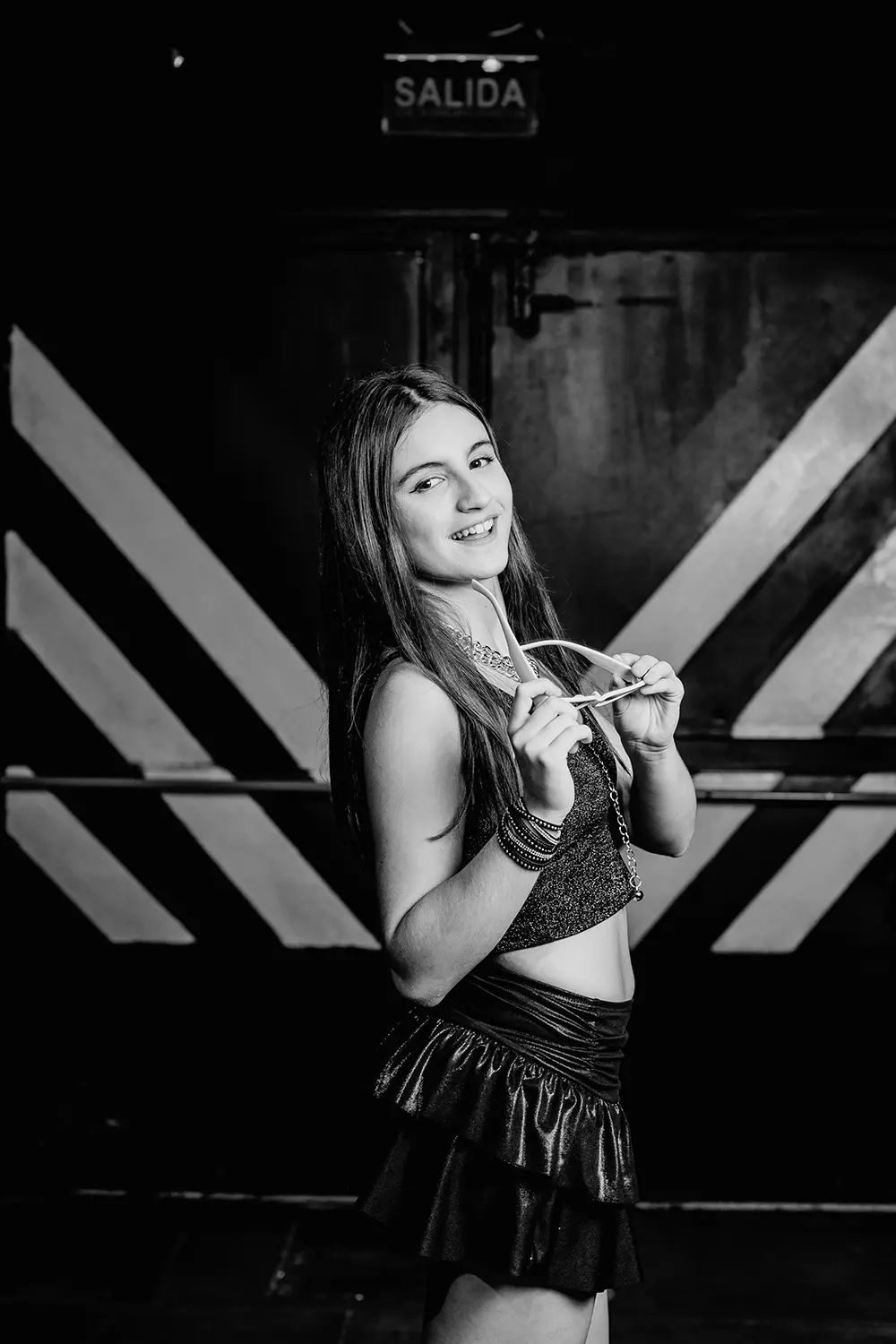 Retrato de Pauli en su sesión de fotos